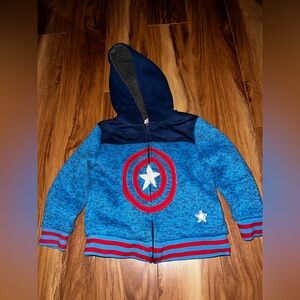 4T Captain America hoodie